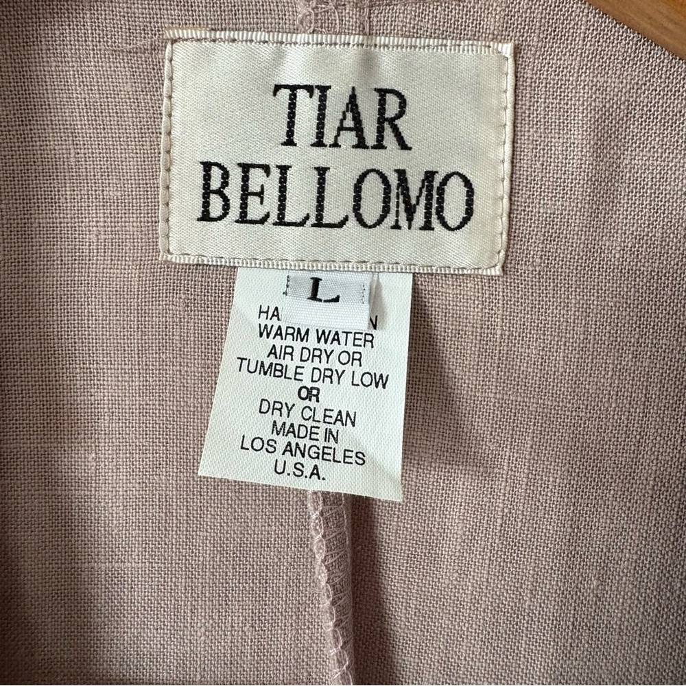 Vintage Tiar Bellomo Linen Blend Dress and Duster Set - Picture 14 of 16